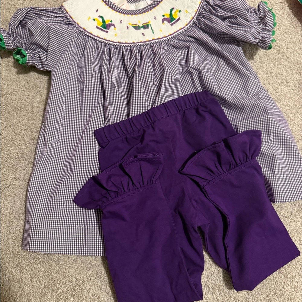 Stitchy Fish Mardi Gras Set